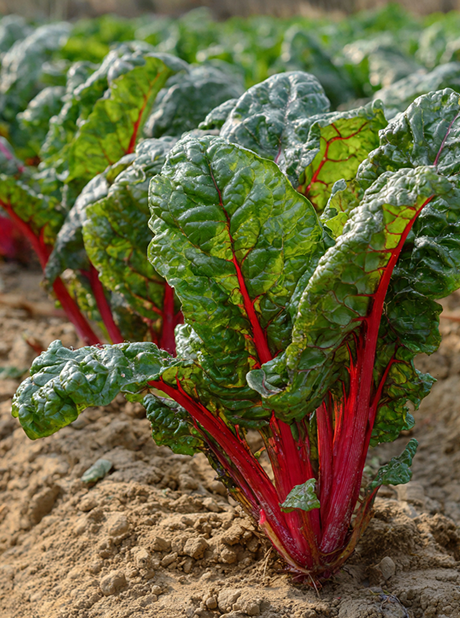 Swiss Chard Rhubard Red